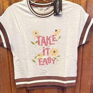 Walk the Talk Tee size 12 NWT